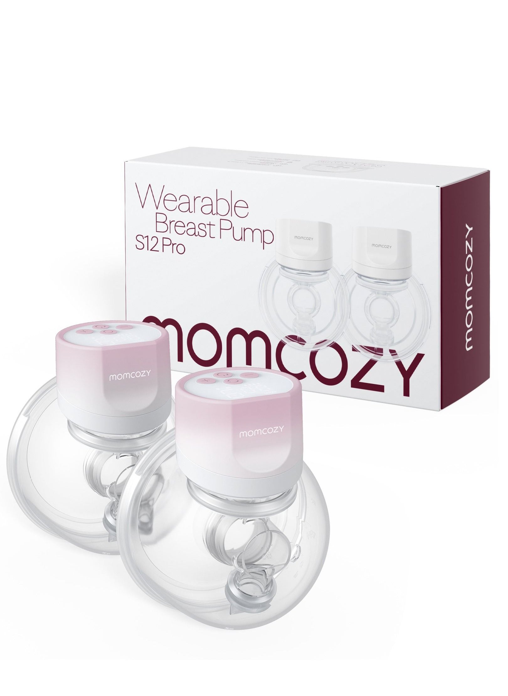 Momcozy S12 Pro Double Breast Pump Electric, Portable, Smart Display, 3 Modes 9 Levels 