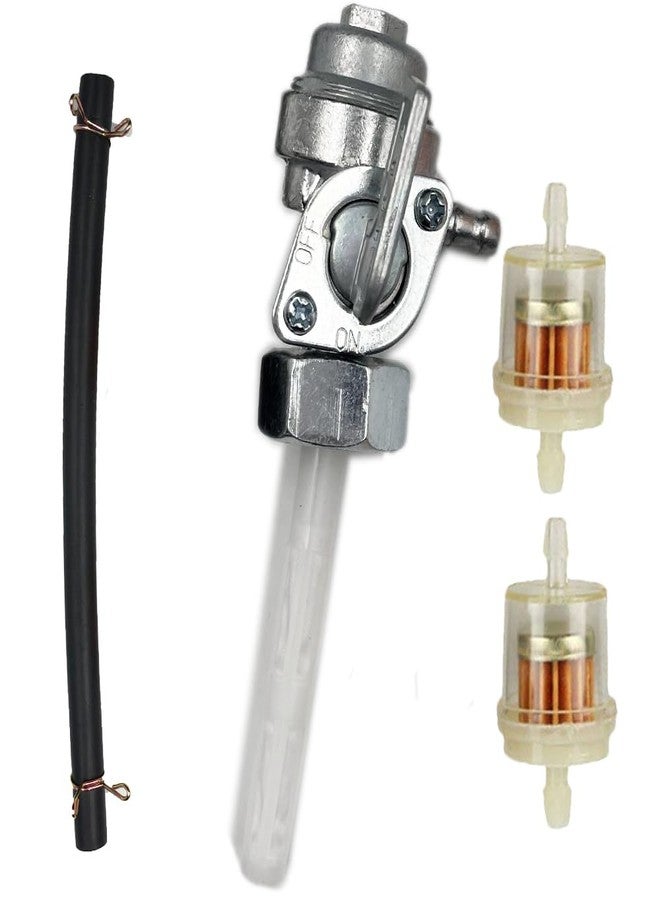 IBVIBV Fuel Shutoff Valve Petcock Compatible with Generac GP5000 GP5500 GP6000E GP6500 GP6500E with fuel filter - Image 1