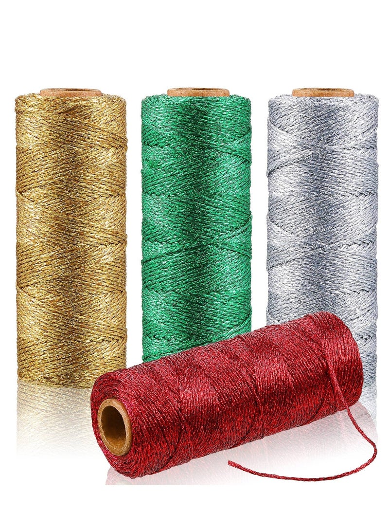 Excefore String, Gift Packaging Wire, Natural Jute Twine Best Arts Crafts Gift Twine, Durable Packing String for DIY Crafts and Gift Wrapping - Image 1