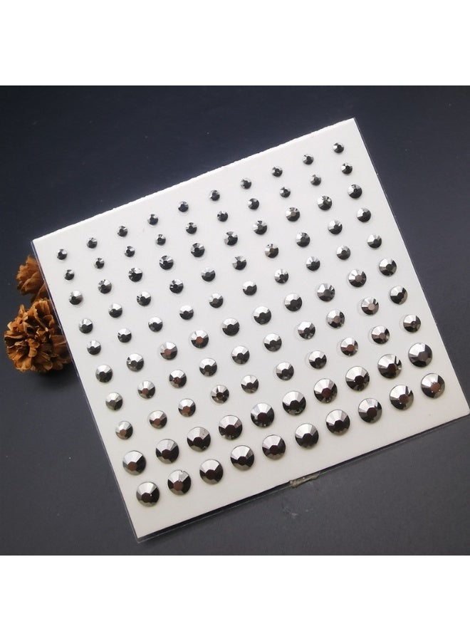 كيفية ملصقات الماس الأكريليك بأحجام مختلفة، ماسات مركز الحاجب اللؤلؤي للوجه، ماسات ماء المكياج، ماسات دموع زينة الوجه، ملصقات ماسية ملونة لمكياج العيون - Image 1