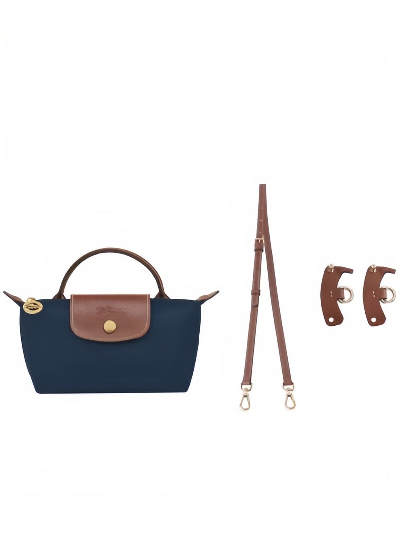 لونج شامب حقيبة صغيرة نسائية Longchamp Le Pliage بحمالة كتف قابلة للطي، حقيبة مكياج صغيرة متعددة الاستخدامات، حقيبة يد، حقيبة كتف كلاسيكية وأنيقة. - Image 2