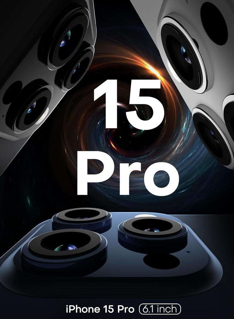 إلترازون "iPhone 15 Pro 5-in-1 Magnetic Case: 6.1-Inch Clear Protection with 2 Screen Protectors, 2 Camera Lens Protectors, 12 FT Drop Protection, and MagSafe Compatibility" - Image 2