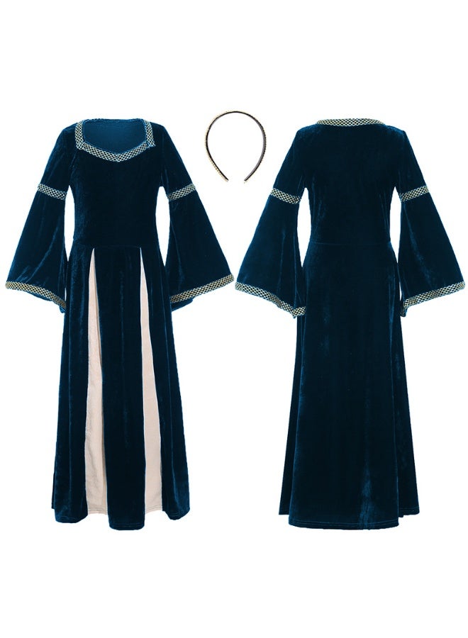 NIBEMINENT Renaissance retro medieval girls' clothing - Image 1