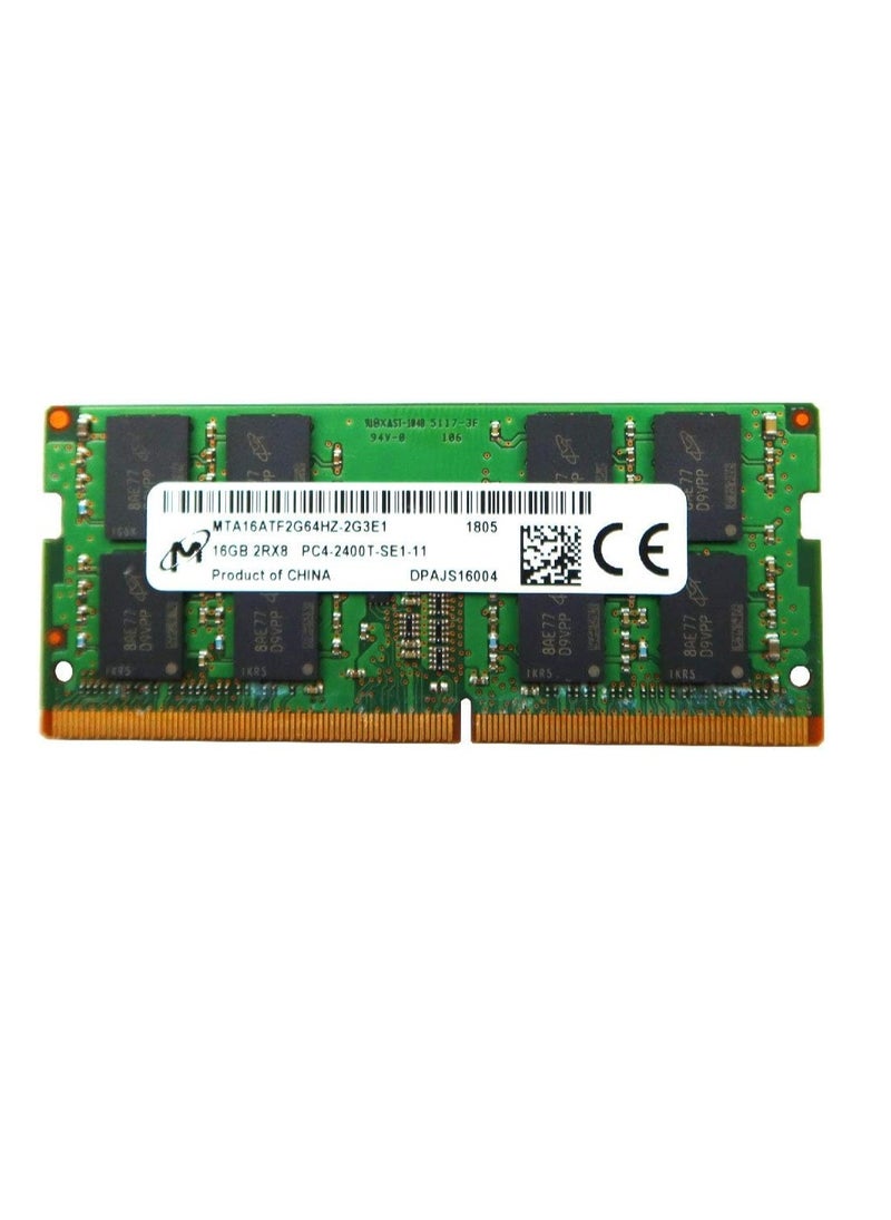 ماركة غير محددة "وحدة ذاكرة لابتوب 16 جيجابايت 2Rx8 DDR4 SO-DIMM PC4-19200 2400 ميجاهرتز 260 دبوس غير ECC CL17 1.2 فولت"  - Image 1