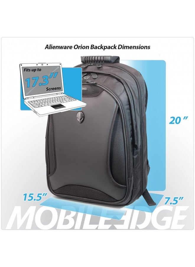Mobile Edge - Mobile Edge Alienware Orion M17X Gaming Laptop Backpack - 17.3 Inch Computer Backpack For Men And Women With Exclusive Wireless Security Shield™ - Scanfast Checkpoint Friendly - Me-Awbp2.0 - Image 1