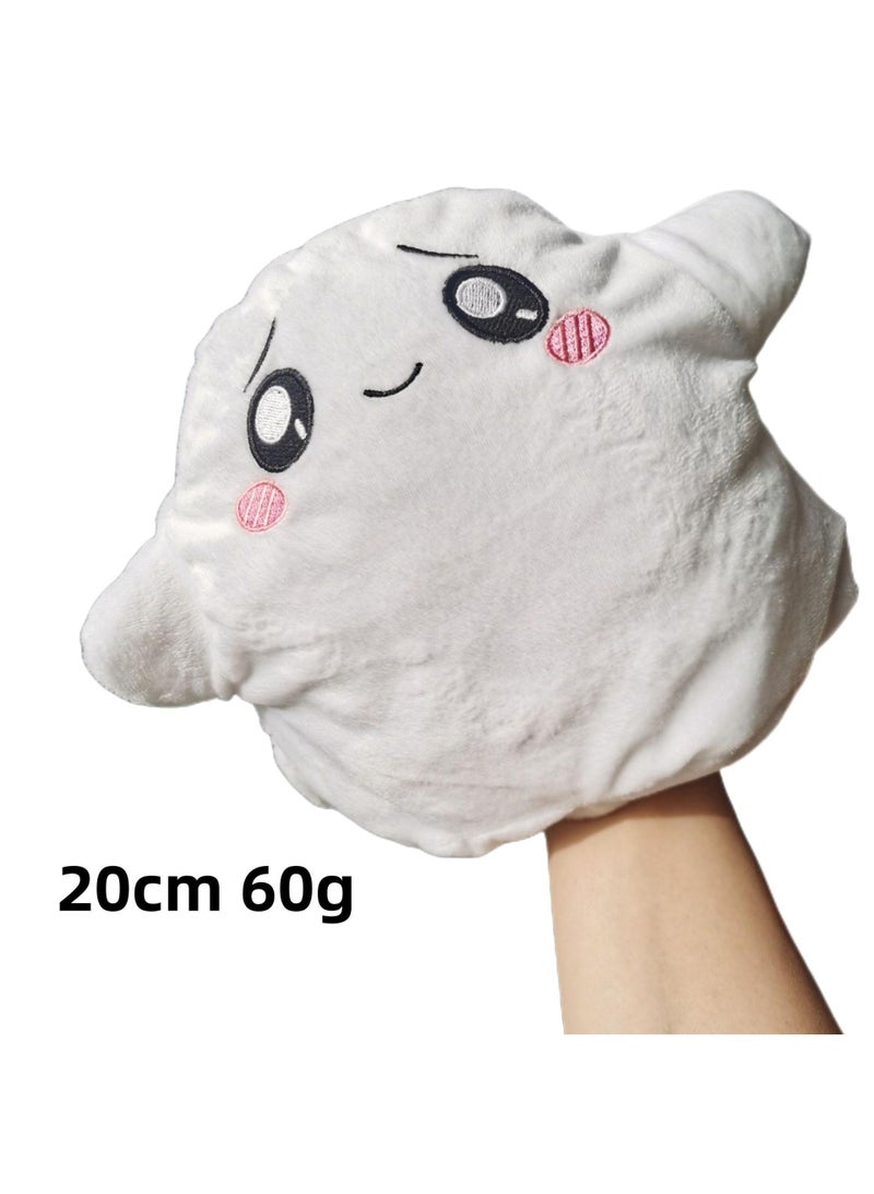 Stuffed Plush Toys Series Action Dolls Paper Box Figure Doll For Kids Hand Puppet White