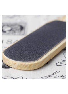 ORiTi Double-Sided Wood Foot Rasp Dead Skin Callus Remover Foot File Exfoliating Brush Wooden Handle Pedicure Scrubber  - Image 5