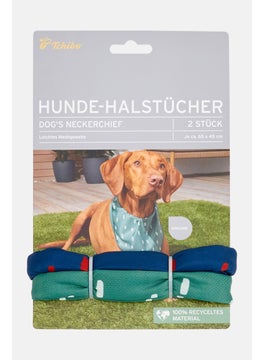 Tchibo 2 Pieces Dog Neckerchief, Navy  - Image 2