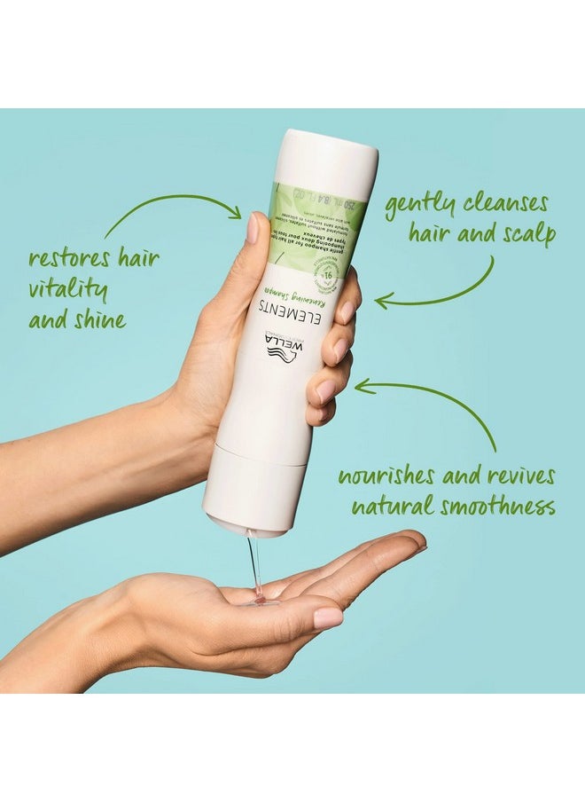 Wella Professionals Elements Renewing Shampoo Gentle Sulfate & Silicone Free Shampoo For All Hair Types 8.4 Oz  - Image 3