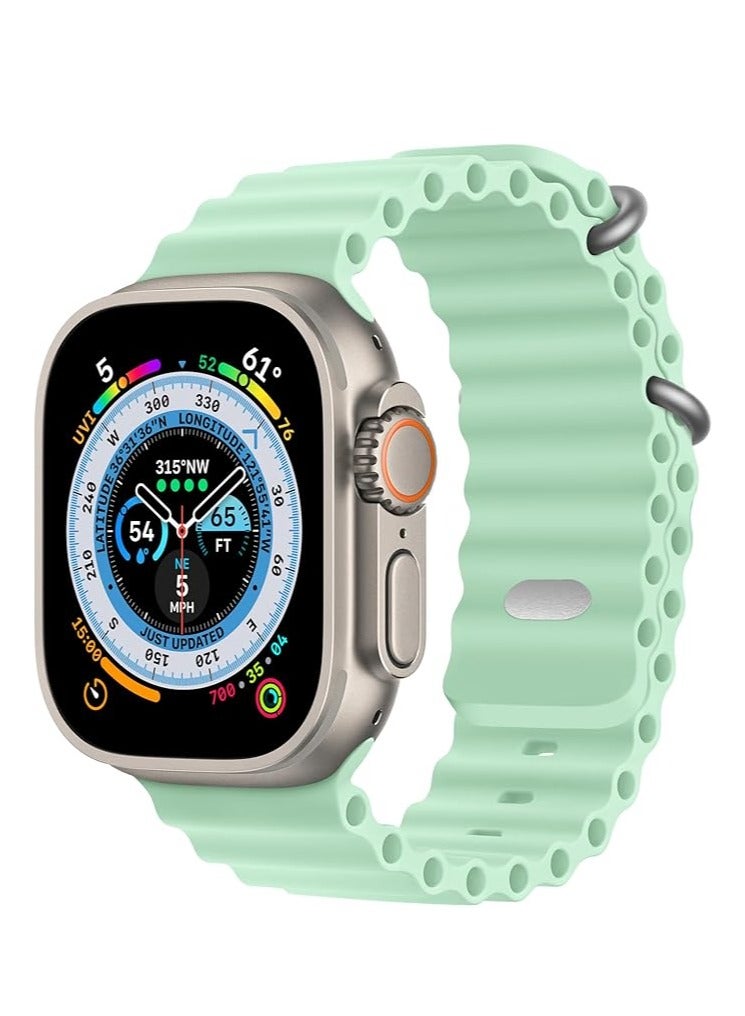 Smart Watch Ultra Ocean with Large Display, Fitness Tracking, Heart Rate Monitor, Waterproof Design, Adjustable Strap, Compatible with Android and iOS, One Year Warranty - Image 1