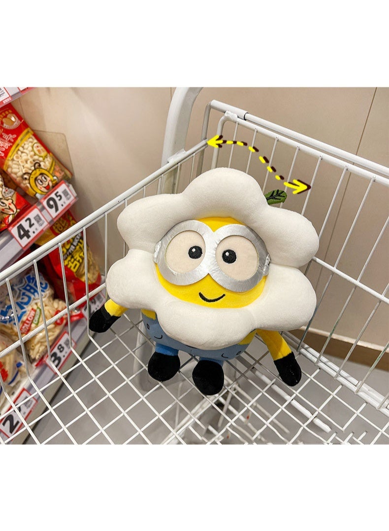 هالامودو دنس مي: 25 سم منير ناعم مع زهرة -رأس مزخرف دمية دمية -هدية عيد ميلاد رئيسية، ديكور كل جولة لغرفة النوم، غرفة المعيشة، المكتب، والضغوط المكتبية -مسكن - Image 5