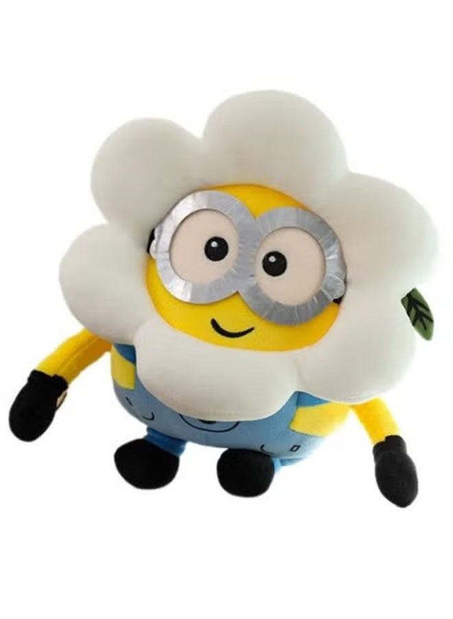 دنس مي: 25 سم منير ناعم مع زهرة -رأس مزخرف دمية دمية -هدية عيد ميلاد رئيسية، ديكور كل جولة لغرفة النوم، غرفة المعيشة، المكتب، والضغوط المكتبية -مسكن - Image 2