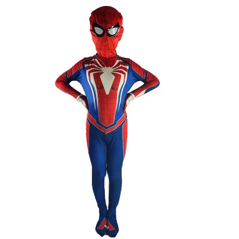 20.21 million Halloween Kids Spiderman cosplay Suit Hero Expedition Tight Bodysuit Adult Dress Up Set ps4 Spider-Man ps4 Spider-Man