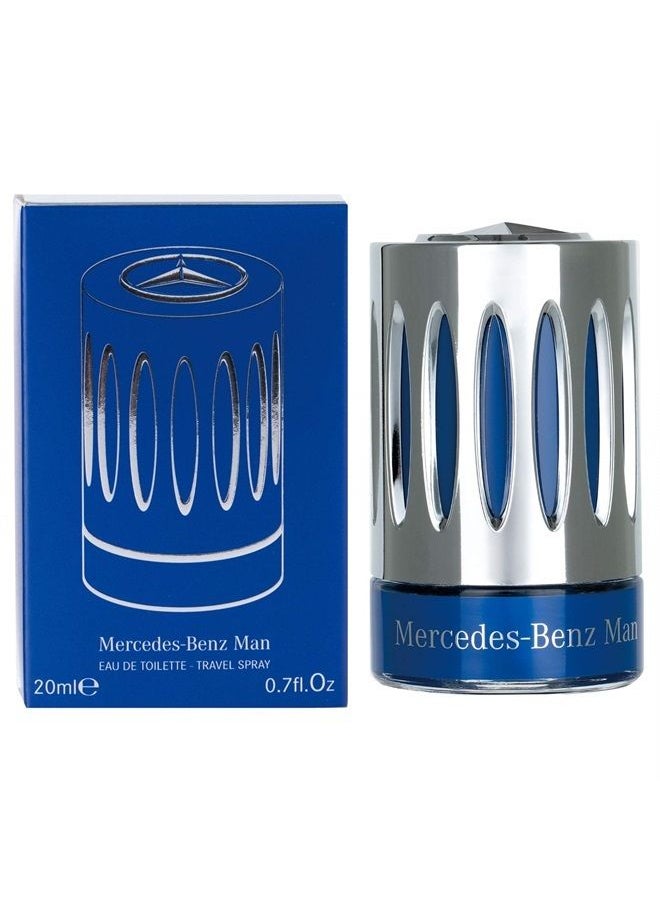 Mercedes-Benz Man Travel Collection, An Intense Aromatic Heart To Embody Masculine Elegance, Long-Lasting Freshness, An Addictive And Alluring Woody, Fruity Scent, Citrus, 0.68 Oz 
