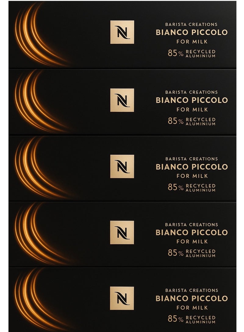 Nespresso coffee pods capsules Bianco Piccolo