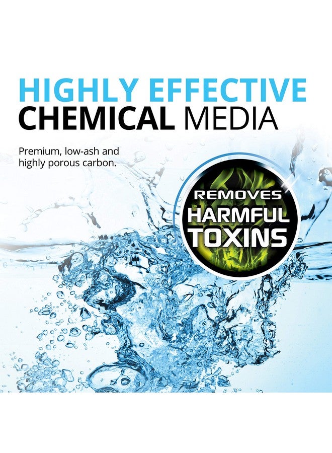 Fluval Carbon Filter Media for Aquariums, Premium Bituminous Carbon Inserts, 100-gram Nylon Bags, 3 Count (Pack of 1), A1440 - Image 4