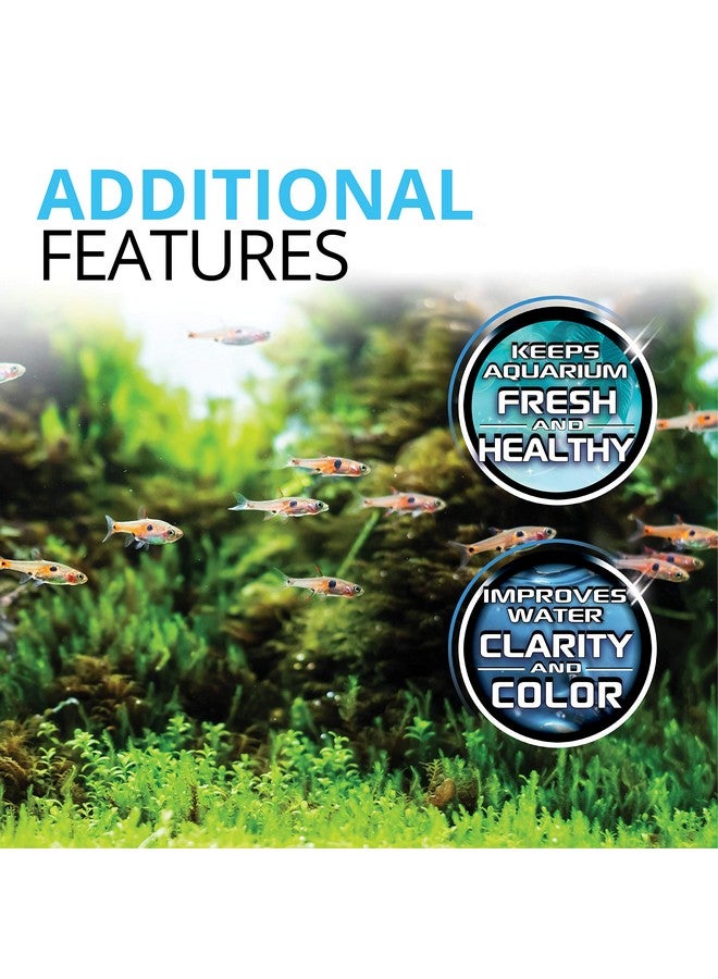 Fluval Carbon Filter Media for Aquariums, Premium Bituminous Carbon Inserts, 100-gram Nylon Bags, 3 Count (Pack of 1), A1440 - Image 5