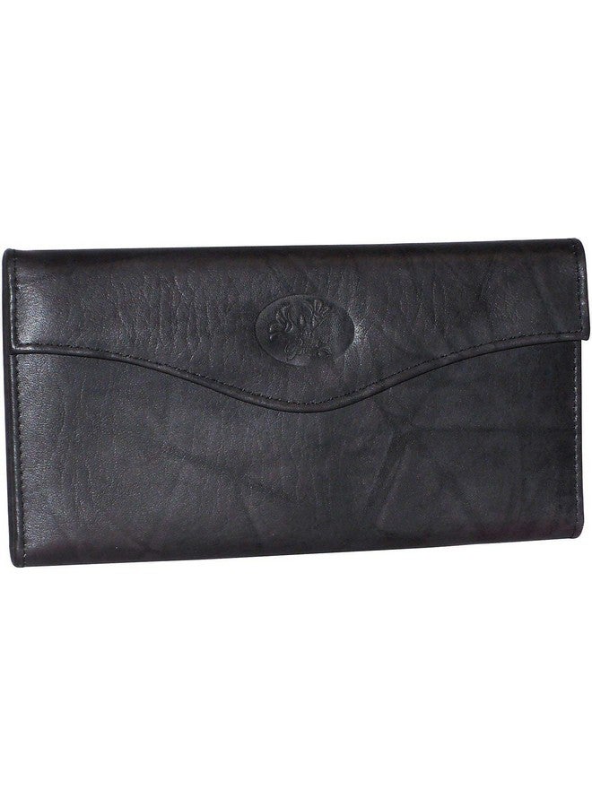 Buxton Rfid Organizer Clutch Wallet One Size Black - Image 1