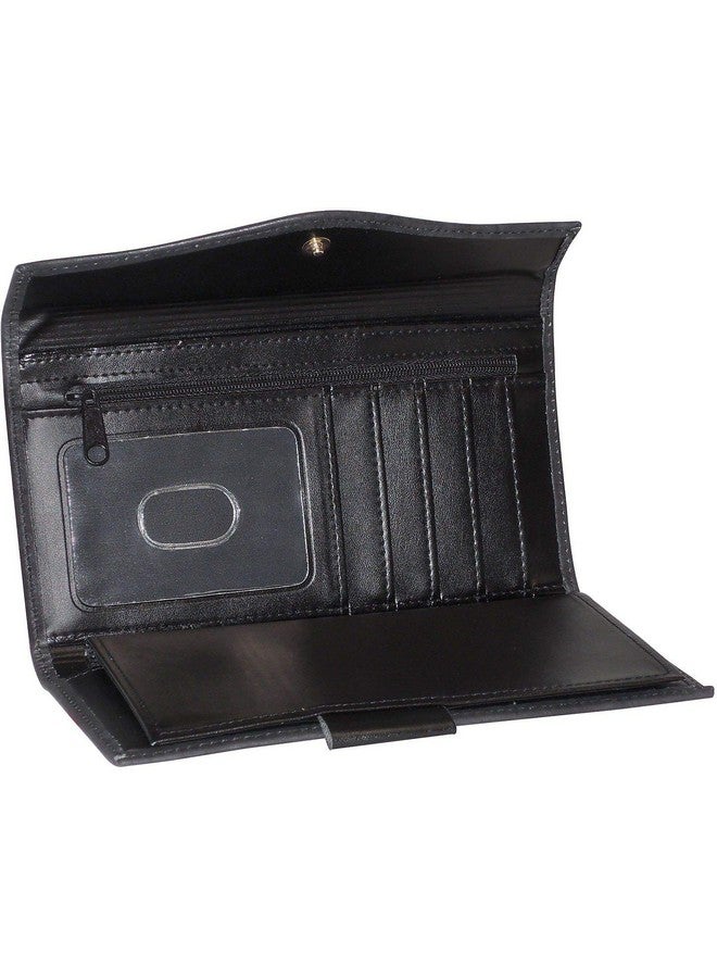 Buxton Rfid Organizer Clutch Wallet One Size Black - Image 3