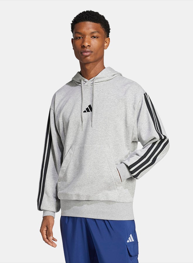 Adidas Essentials 3-Stripes French Terry Hoodie - Image 1