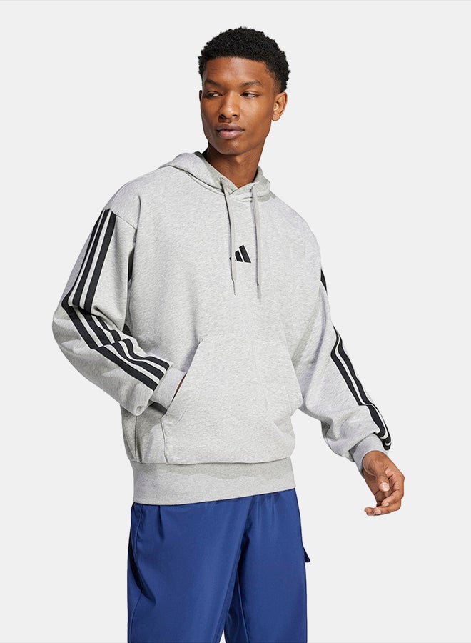 Adidas Essentials 3-Stripes French Terry Hoodie - Image 3