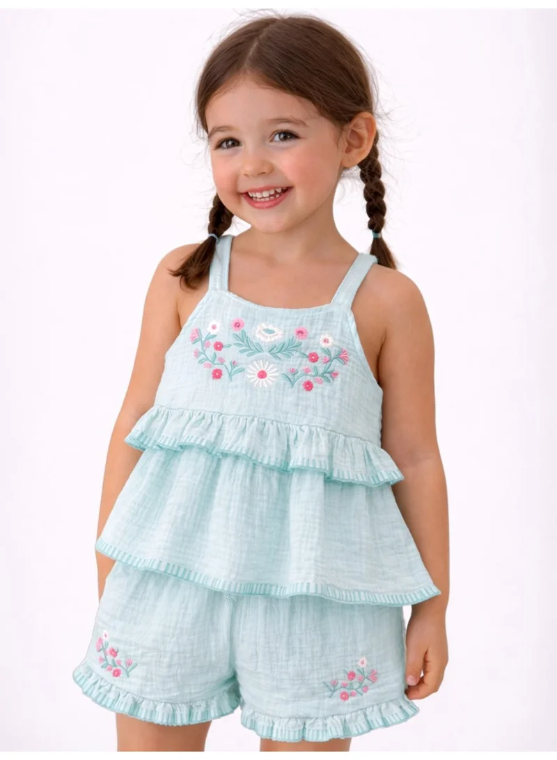 Victor And Jane  Girls 3 pce set, Top and Shorts and matching sunglasses for Women | Best Price UAE
