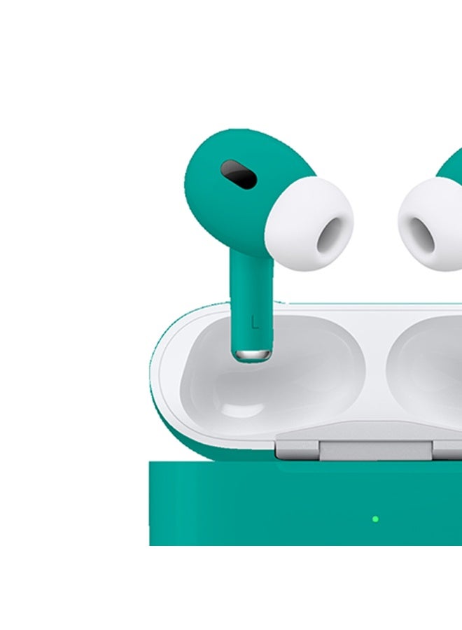 Craft Merlin Craft Customized Apple AirPods Pro 3 – Jade Hand-Painted Finish, Personalized Wireless Earbuds, Elegant Aesthetic Gift (Jade) - Image 4
