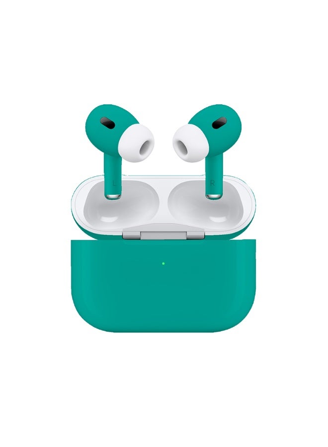 Craft Merlin Craft Customized Apple AirPods Pro 3 – Jade Hand-Painted Finish, Personalized Wireless Earbuds, Elegant Aesthetic Gift (Jade) - Image 1