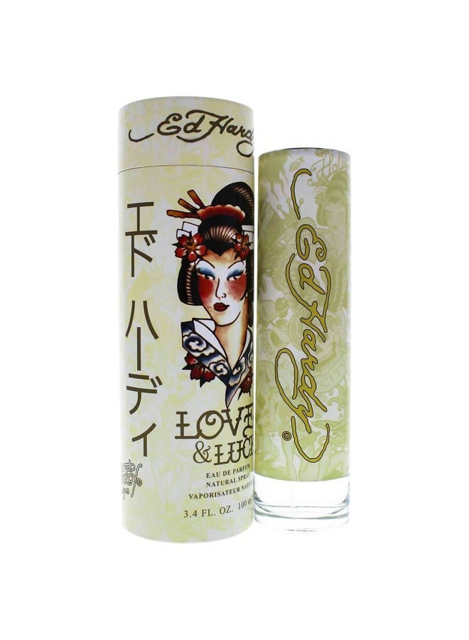 Ed Hardy إد هاردي حب وحظ للنساء 3.4 أونصة 100 مل رذاذ عطر (عبوة من 1) - Image 3