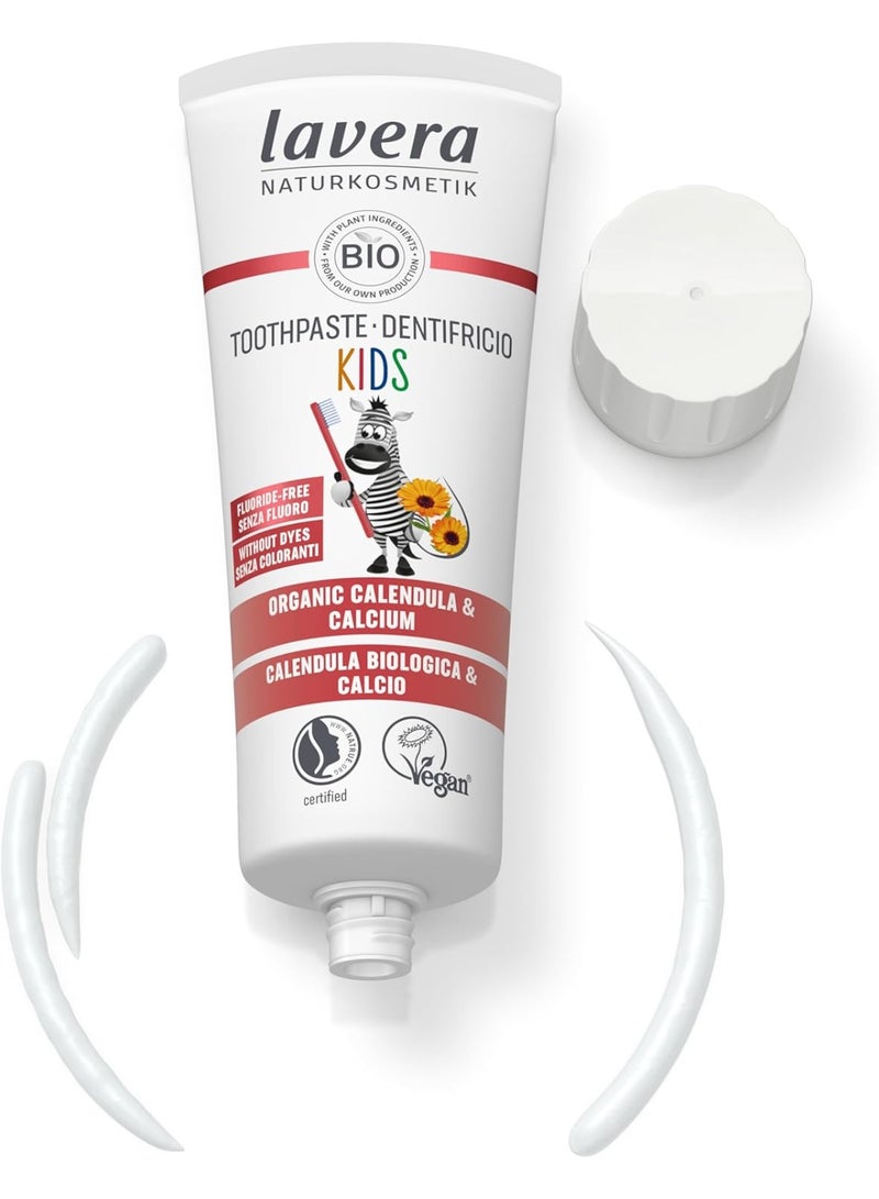 lavera Organic Kids Toothpaste Fluoride Free Calendula & Calcium 75 ML - Image 3