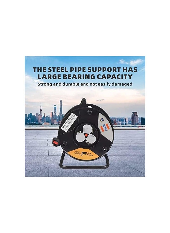 MODI Heavy-Duty Cable Reel Extension With Troley - 3* 1.5 25M  - Image 2