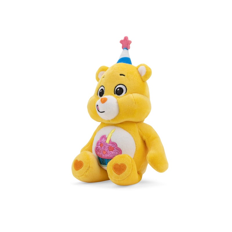 Care Bears 9" Bean Plush (Glitter Belly) - Birthday Bear - Soft Huggable Material!, Small - Image 2