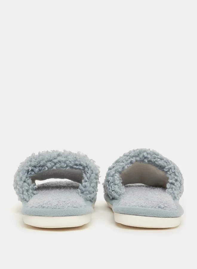 Styli Faux Fur Bedroom Slippers