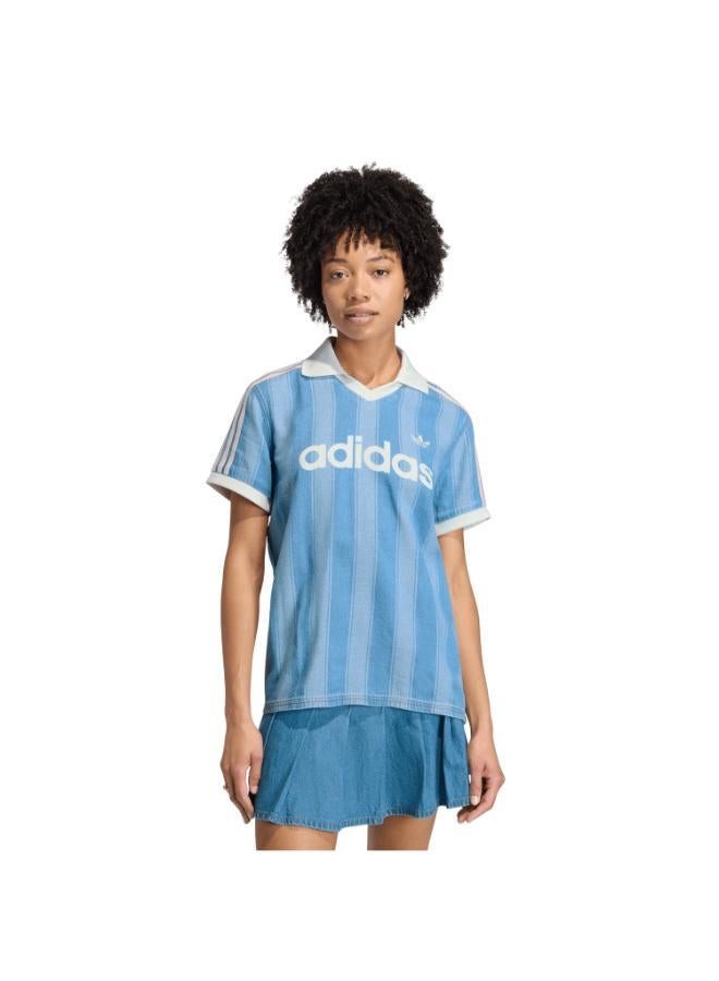 adidas Originals DENIM FOOTBALL JERSEY - Image 1
