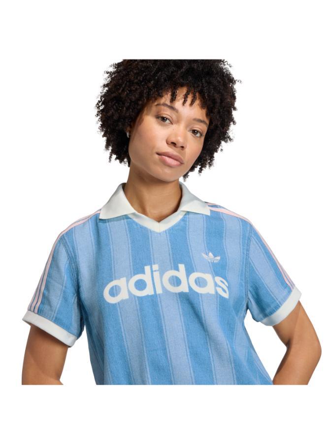 adidas Originals DENIM FOOTBALL JERSEY - Image 3