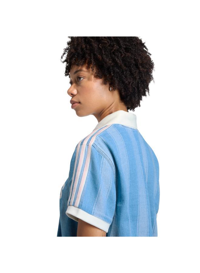 adidas Originals DENIM FOOTBALL JERSEY - Image 4
