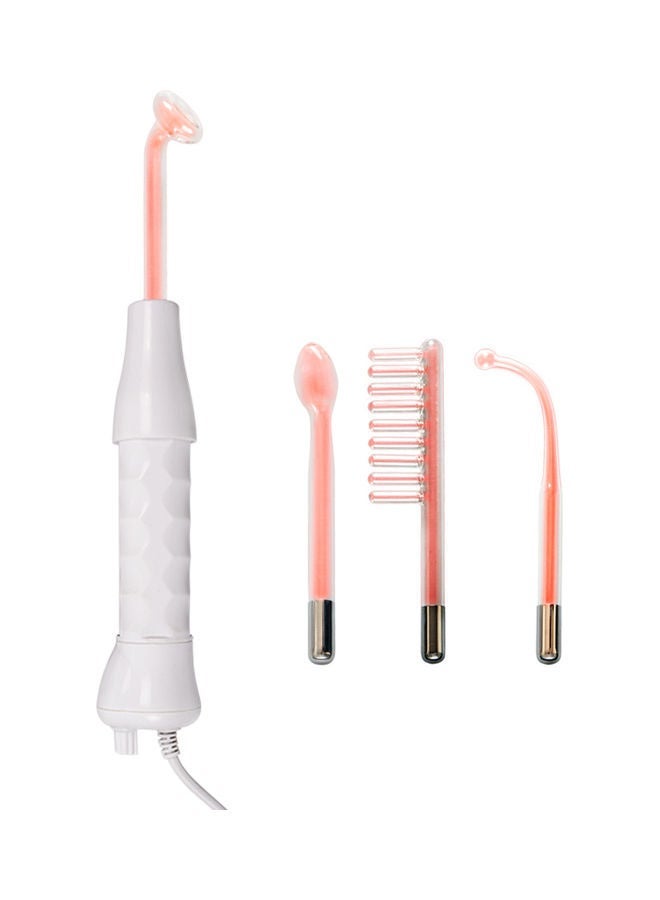 Captaintech 4 In1 High Frequency Facial Spa Machine With LED Light Electrode Glass Tube Red 29.5 x 5.9 x 19.2cm - Image 1