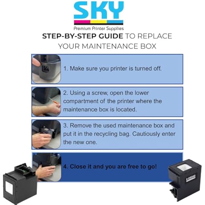 COMPATIBLE C9344/EWMB3 MAINTENANCE BOX FOR ECOTANK L3550 L3560 L5590 PRINTERS - Image 3