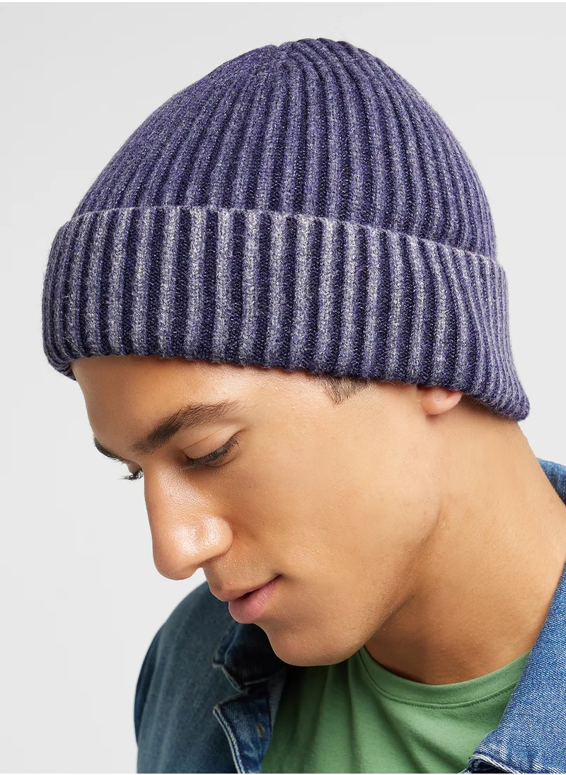 Robert Wood Wash Look Casual Knitted Beanie