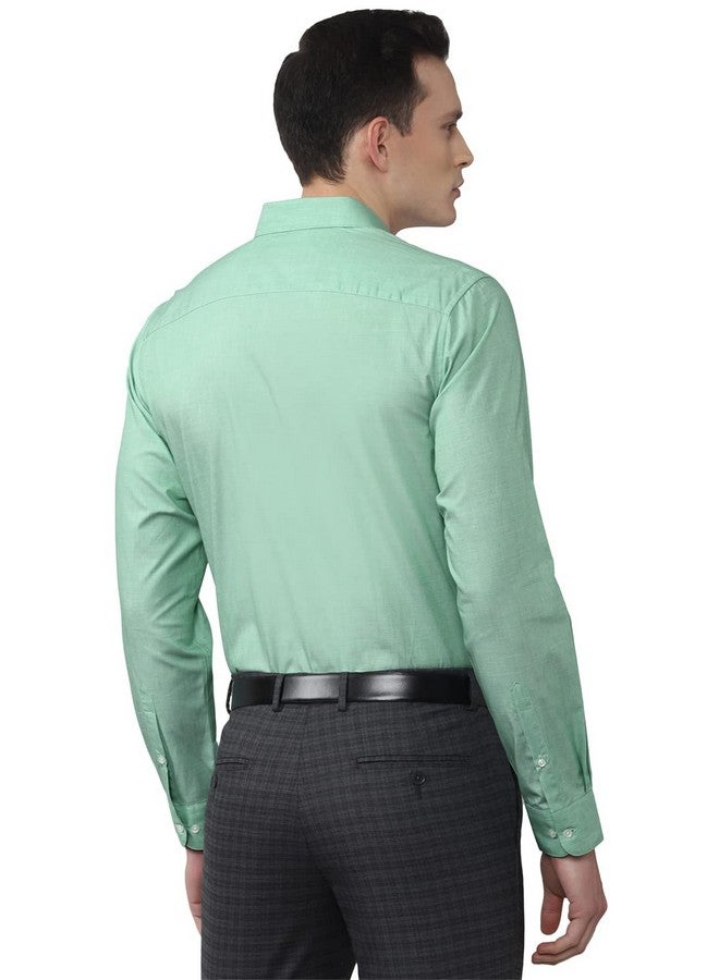 بيتر إينجلند قميص بيتر إنجلاند رجالي بقصّة Slim Fit (PESFMSLB790903_Green 42) - Image 4