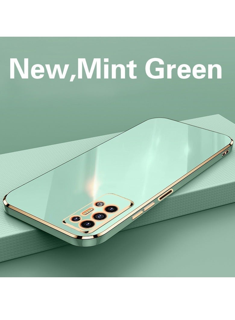 TEAM LUXURY TECNO Pova 2 4G Mobile Phone Case Cover, Luxury Plating Soft Back Cover, Raised Full Camera Protection