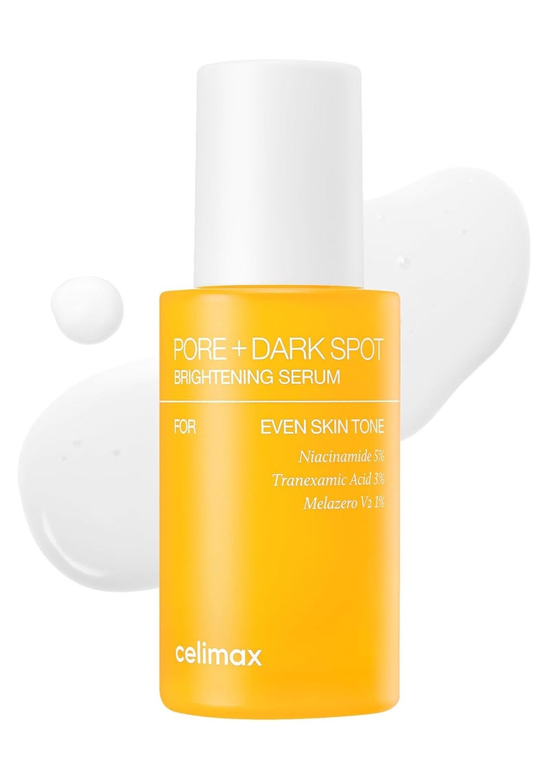 celimax celimax PoreDark Spot Brightening Serum 30ml  Gellike Serum for Enlarged Pores with Niacinamide Tranexamic Acid Pore Minimizer NonIrritating Hydrating For Sensitive Skin hyperpigmentation 