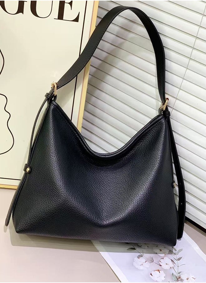 JCB CHIC Women Magnetic Closure Crossbody Bag  Shoulder Bag Tote Bag with Multi-Pocket Handbag Adjustable Strap Hobo Bag Messenger Bag for Work Travel (Z-1552-Black )  - Image 2