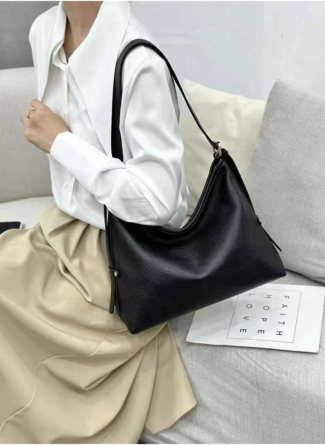 JCB CHIC Women Magnetic Closure Crossbody Bag  Shoulder Bag Tote Bag with Multi-Pocket Handbag Adjustable Strap Hobo Bag Messenger Bag for Work Travel (Z-1552-Black )  - Image 1