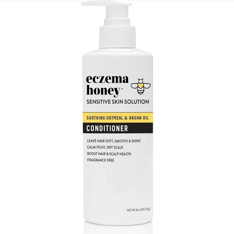 ECZEMA HONEY Nourishing Conditioner  Helps with Psoriasis Dermatitis  Flaking  Daily Dandruff Conditioner  Scalp Care  Itchy Scalp Treatment for Men Women  Kids 8 Oz
