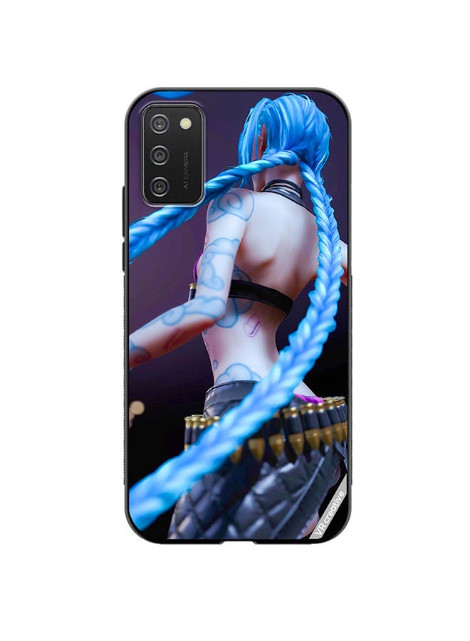VR CREATIVE Protective Case Cover For Samsung Galaxy A02s Jinx League Of Legends Design Multicolour - Image 1