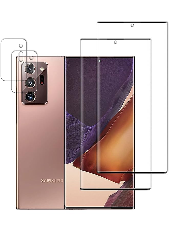 Zaboon Comatible With Nokia 8.3 5G Tempered Glass Screen Protector, 9H Hardness Hd Clear Screen Protector Film For Nokia 8.3 5G Smartphone - Black - Image 1