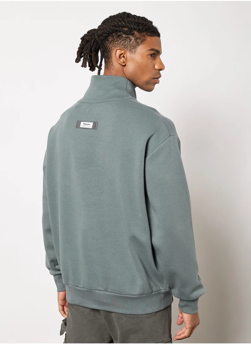 izzue High Neck Sweatshirt