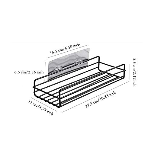K.K. VillA KK VillA Self Adhesive Multipurpose Kitchen Bathroom Storage Shelf Wall Holder Storage Rack Bathroom Rack Organizer Storage Box with Strong Magic Sticker Shower Caddies Kitchen Rack Storage Rack  - Image 3