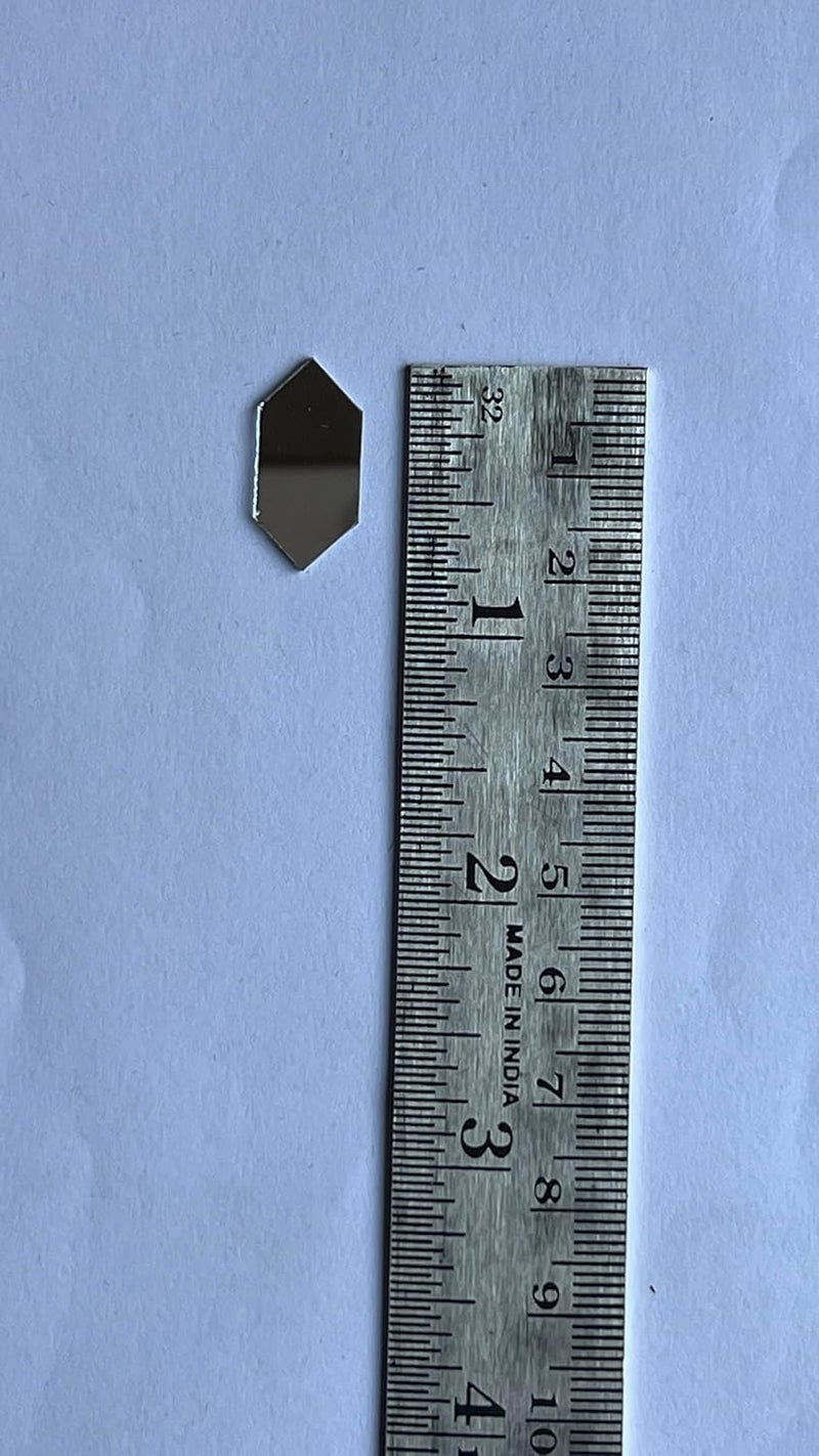 MIRROR GLASS WORLDWIDE MIRROR GLASS WORLDWIDE for Craft Work lippan Art Materials Fancy Mirror 10mm20mm 500Grams 2500piece  - Image 2
